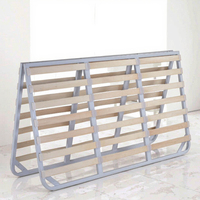 Lit simple en métal pour étudiant, moderne, en fer, pour ouvrier d'usine, réglable, facile à assembler, tailles personnalisables pour hôtel et villa - Vente chaude