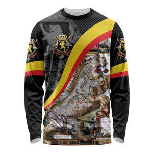 Bélgica Personalizar Sublimación Camiseta de fútbol original Impresión para hombre Camiseta de fútbol <span class=keywords><strong>en</strong></span> blanco Camisetas de fútbol de manga larga de secado rápido - Product Image 1