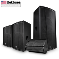 Équipement audio F215+ avec deux haut-parleurs de 15 pouces, amplificateurs, haut-parleur passif, caisson de basses, subwoofer de 15 pouces, haut-parleurs professionnels