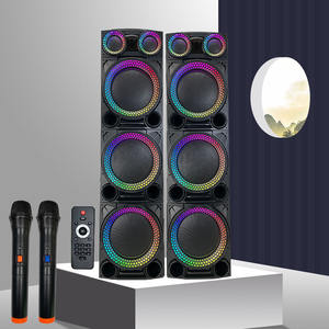 Etapa profesional karaoke inalámbrico DJ amplificador altavoz al aire libre activo BT altavoz con micrófono inalámbrico - Product Image 1