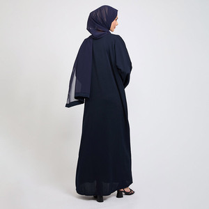 Vente chaude Moyen-Orient Dubaï Cardigan islamique modeste pour femmes Robes Abaya musulmanes avec hijab - Product Image 2