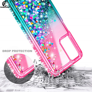 Funda trasera translúcida a prueba de golpes para <span class=keywords><strong>Samsung</strong></span> <span class=keywords><strong>Galaxy</strong></span> A23, funda de TPU con purpurina líquida de arena movediza, 4G/<span class=keywords><strong>5G</strong></span> - Product Image 2