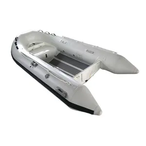 Barco inflável de alumínio para pesca, barco de armazenamento frontal duplo 10ft tender rib300, rib de hull pvc/hypalon com motor para pesca, esportes e barco