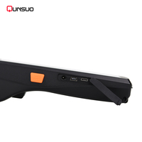 Lector de huella dactilar con impresora térmica integrada, terminal pos inteligente con wifi, android, 4g, pda, escáner