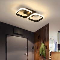 Plafonnier LED Éclairage intérieur pour couloir Balcon Noir Blanc 20W 22W 32W 36W pour chambre à coucher salon 110-220V CE AC
