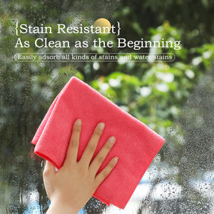 ผ้าไมโครไฟเบอร์ทรงสี่เหลี่ยม 230gsm คุณภาพสูง ใช้ซ้ำได้ น้ำหนักเบา นุ่ม ซึมซับดี ไม่เป็นขุย ไร้ขอบ แห้งเร็ว อเนกประสงค์ สำหรับห้องครัว - Product Image 3