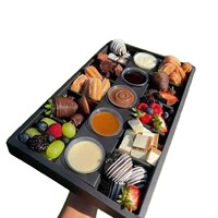 Boîte alimentaire jetable personnalisée en papier kraft pour emporter, emballage pour fast-food, pour hamburger, frites, poulet frit