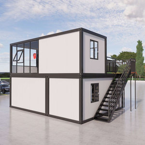 Casa Contenedor Desmontable de Diseño Moderno Rectangular para Uso en Exteriores, Grosor Estándar - Product Image 2