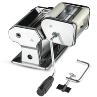 Mini machine à pâtes, machine à nouilles, machine à raviolis manuelle en acier inoxydable