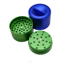Broyeur à herbes en gros, broyeur en forme de croix pour épices, logo personnalisé, broyeur à tabac en aluminium de qualité supérieure pour accessoires de fumage