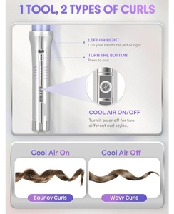 Professional Cool Air Negative Ion Automatic Ceramic One Touch Airflow <b>Hair</b> <b>Curler</b> <b>Hair</b> Styling Tools PTC <b>Heating</b> Curling Iron - Product Image 4