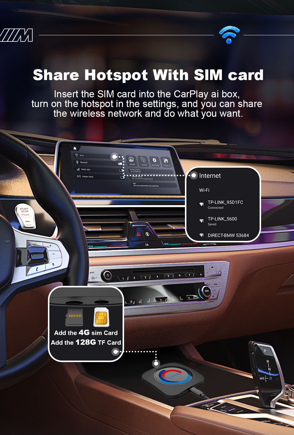 Carplay Ai Box - Upgrade Your BMW Ix with Wireless Carplay