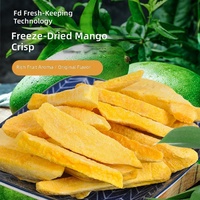 Gefreeze-droogde mangoblokjes (Yunnan) verpakt; gesneden mango snacks voor bakken, commercieel gebruik; gezonde bijvoeging voor fruitthee