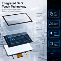 Modul LCD TFT Sentuh Kapasitif 8 Inci 1280*720 IPS LVDS 1000Nit G+G AG+AR -30C~+85C TMK Peralatan Industri Tertanam