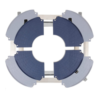 Chariot à plantes robuste, capacité de 440 lb, support à plantes réglable sur roulettes, chariot à roulettes avec roues