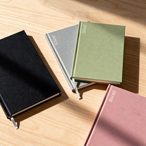 Cuaderno <span class=keywords><strong>de</strong></span> Tapa Dura con Cubierta <span class=keywords><strong>de</strong></span> Lino, Diario A5 con Encuadernación Cosida, 40 Páginas Rayadas, Papelería <span class=keywords><strong>de</strong></span> Regalo con Estampado en Relieve - Product Image 4