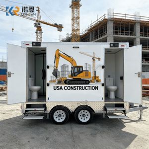 Remorque WC mobile et durable en acier pour la communauté, avec rampe pour fauteuil roulant, pour l'accès des personnes âgées en extérieur et parcs, garantie 1 an - Product Image 6