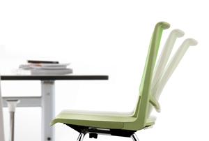 كرسي دوار للمكتب من البولي بروبلين كرسي استقبال للاجتماع - Product Image 3