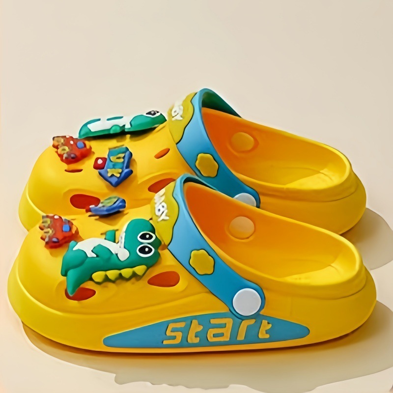 Wholesale Cartoon Boys Dinosaur Girls PVC Cute Non Slip Soft Bottom…