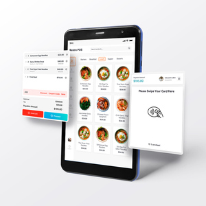 Xu hướng tap để trả <span class=keywords><strong>NFC</strong></span> POS không tiếp xúc thanh toán thiết bị 8 inch Tablet <span class=keywords><strong>Android</strong></span> phía trước <span class=keywords><strong>NFC</strong></span> Reader cho Tặng nhà hàng - Product Image 6