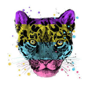 Expédition rapide Animal tigre <span class=keywords><strong>lion</strong></span> prêt à appuyer DTF sérigraphie transferts fer personnalisé sur autocollant - Product Image 6