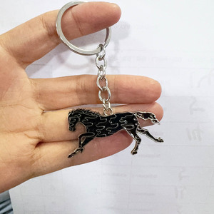 2026 Neuer Tierkreiszeichen Metall-Pferd Schlüsselanhänger Kreativer Pferde-Anhänger Schlüsselkette Handy-Tasche Kopfhörer-Etui Dekorativer Anhänger Schlüsselring Geschenk - Product Image 3