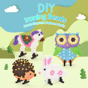 Jouets de bricolage à la mode, jouets éducatifs personnalisés, perles de repassage de 5mm pour filles et enfants, perles de perles Hama Midi - Product Image 3