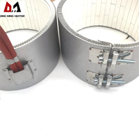 Élément chauffant en acier inoxydable avec bande céramique 110x150mm 230V 1200W pour extrudeuse, traitement thermique et soudage