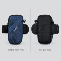 Brassard de sport grande capacité pour téléphone, compatible iPhone et Android, personnalisable avec marque privée, résistant à l'eau, pour la course et la gym