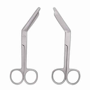 Tijeras para Vendajes de Acero Inoxidable Perfectas para Enfermeras, Estudiantes de Veterinaria, Primeros Auxilios, con Cuchillas Afiladas para Cuidado de Heridas y Microcirugía - Product Image 4