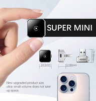Adaptateur sans fil CarPlay Android Auto avec commutation rapide entre deux téléphones en un clic, connexion automatique rapide, dongle USB ABS