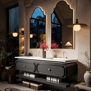 <span class=keywords><strong>Meuble</strong></span> <span class=keywords><strong>de</strong></span> <span class=keywords><strong>salle</strong></span> <span class=keywords><strong>de</strong></span> <span class=keywords><strong>bain</strong></span> suspendu au design moderne <span class=keywords><strong>haut</strong></span> <span class=keywords><strong>de</strong></span> <span class=keywords><strong>gamme</strong></span> avec miroir intelligent et ensemble lavabo pour appartements, écoles, hôtels, villas - Product Image 3