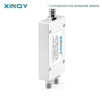 XINQY Pembagi Daya 2 Arah 500-6000MHz Tahan Air Isolasi 20dB Distributor Sinyal Satelit Pasif 50ohm Komponen Telekomunikasi
