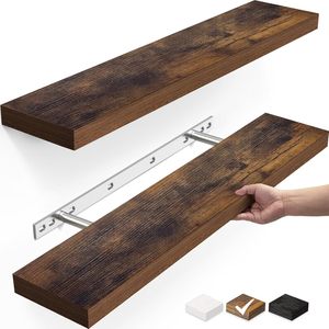 Taille personnalisable Étagère moderne <span class=keywords><strong>murale</strong></span> déflecteur droit Étagères à livres flottantes en bois Rangement de la maison pour étagère à livres <span class=keywords><strong>murale</strong></span> - Product Image 1