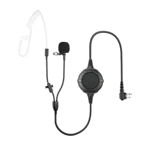 2 Way Radio Surveillance Invisible FB--I Tactical Earpiece For Midland With Large PTT For Coach