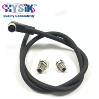 Conector de Panel Blindado IP67 con Cable, Resistente al Agua, M8, 3 Pines, 4 Pines, para Sensor Industrial