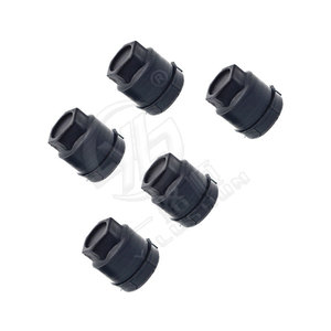 Cache-roues Xinyida T41 noirs en aluminium, protections pour écrous de roue Buick GL8 Regal - Product Image 1