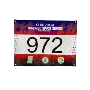 Números de Competición Desechables, Impermeables y Resistentes al Sudor para Maratón y Ciclismo - Material de Papel, Logotipo Personalizado Disponible - Product Image 1