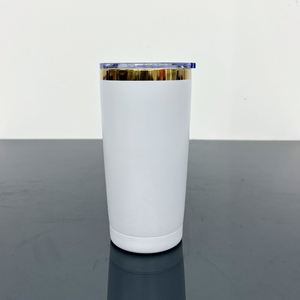 Vente en gros de gobelets à café plaqués or miroir de 20 oz, logo personnalisé, gobelet de 20 oz avec couvercle coulissant - Product Image 5