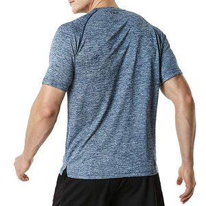 T-shirts de sport pour hommes à séchage rapide et respirants, de haute qualité, coupe ajustée, pour la course à pied et le fitness - Product Image 2