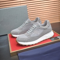 Chaussures de sport de luxe pour hommes et femmes, de haute qualité, respirantes, en cuir véritable, à lacets, en mesh, antidérapantes
