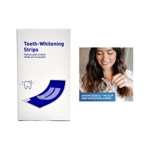 Bandes de blanchiment des dents de marque privée CE approuvé 7/14 paires de bandes de blanchiment des dents PAP à usage domestique