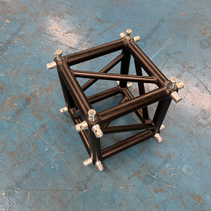 Cho k44box xách tay Matt đen hợp kim nhôm vuông giàn hộp với 6-cách góc kết nối cho giai đoạn sử dụng - Product Image 2