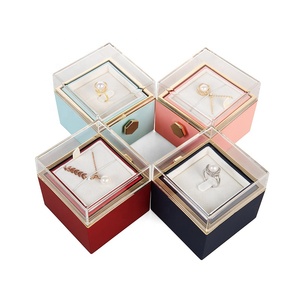 Factory In Stock Romantic Gift Box Valentine's Day Rose Jewelry Gift Box Jewelry Packaging