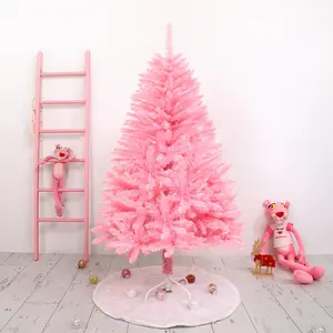 Kersenbloesem Roze Kerstboom Winkelcentrum Raam Kerstdecoratie Encryptie Kerstsimulatie Decoratie Boom