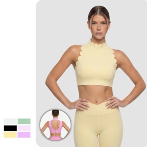 Conjuntos Deportivos para Mujer, Leggings y Camisetas sin Mangas, Ropa <span class=keywords><strong>de</strong></span> Yoga, Ropa Deportiva para Gimnasio y Fitness - Product Image 1