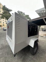 Compresseur d'air diesel portable robuste RTTW 12m³/min 12 bars haute pression pour sablage et exploitation minière