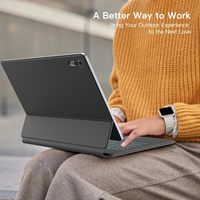 Étui pour clavier magique sans fil intelligent rétro-éclairé magnétique en langue personnalisée pour Samsung Galaxy Tab S11 S10 S9 Ultra 14.6 pouces 2025