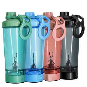 Vaso Mezclador Eléctrico Portátil con 2 Pilas AAA, Mezclador de Proteínas con Tecnología Vortex, Botella Mezcladora para Gimnasio con Tapa Hermética, Vaso Mezclador de 600 ml - Product Image 1