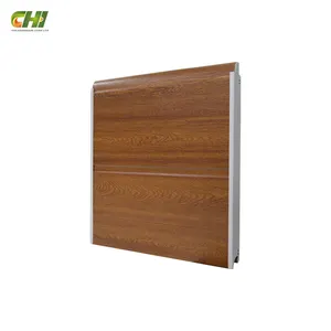 Remote Control 10x7 Garage Sectional Door Panel Standard Pvc Laminated Sandwich Finger-Proof Garage Doors Panel